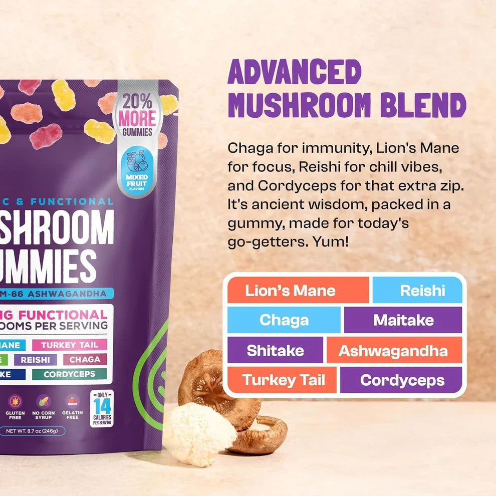 Herbivance™ - Mushroom Gummies